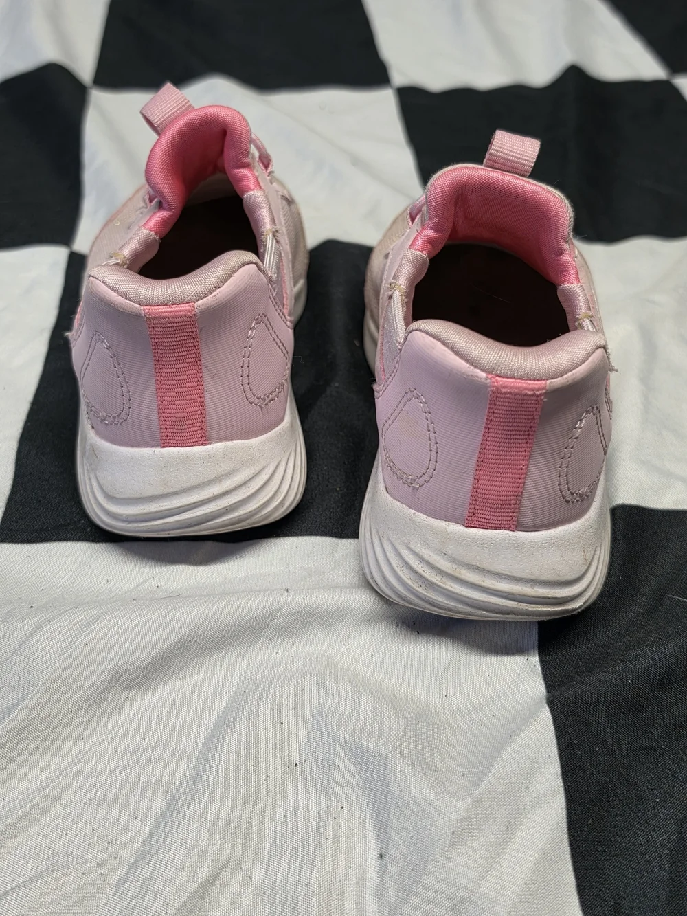 Skechers Pink Kids Slip-On Athletic Sneakers